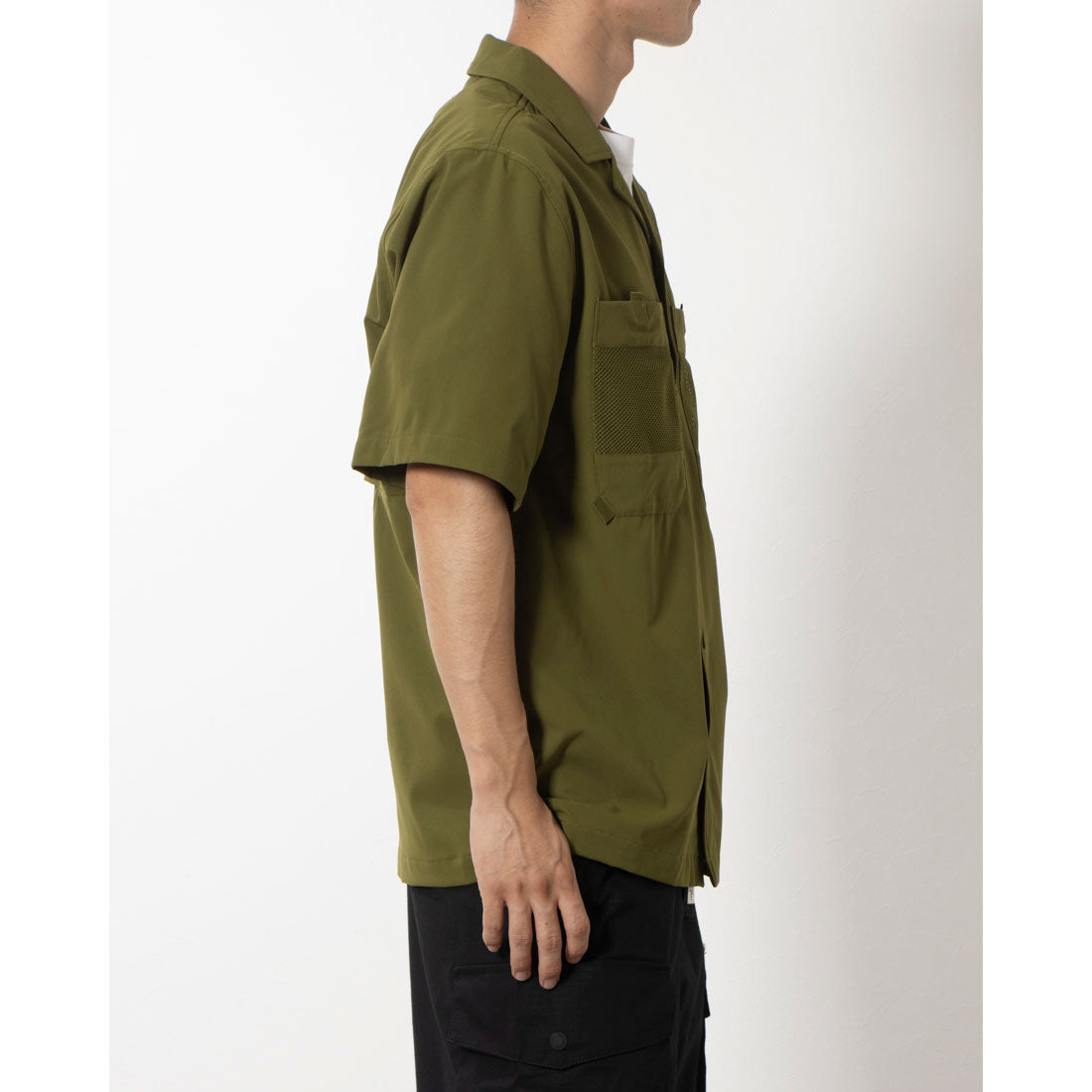 ザ・ノース・フェイス THE NORTH FACE FIRST TRAIL SHIRT NF0A83TP 半袖 Yシャツ （(PIB)フォレストオリーブ） (PIB)フォレストオリーブ