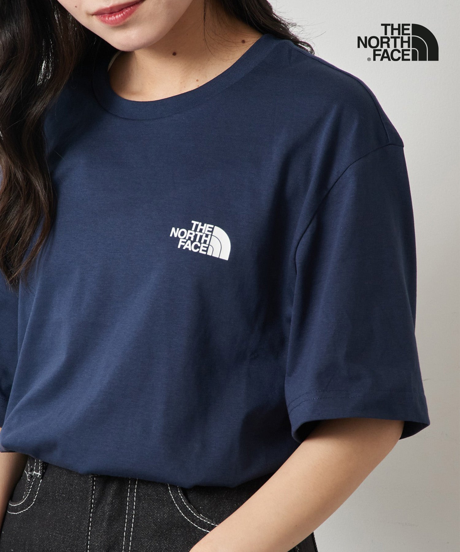 ザ・ノース・フェイス THE NORTH FACE 【THE NORTH FACE / ザ・ノースフェイス】ワンポイント ロゴ Tシャツ 半袖 カットソー SIMPLE DOME TEE NF0A2TX5 （ネイビー） ネイビー