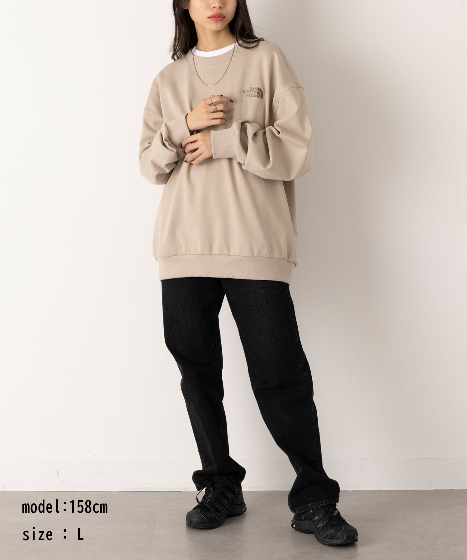 THE NORTH FACE GO TO SWEATSHIRTS NM5MQ54M Sweat Trainer Korea White Label Not Released in Japan