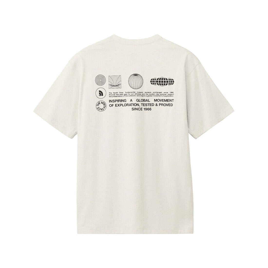 ザ・ノース・フェイス THE NORTH FACE THE NORTH FACE S/S FLASHDRY GLOVE GRID COTTON TEE（ザ ノース フェイス ショートスリーブフラッシュドライグローブグリッドコットンティー） （ホワイトミックスグレー） ホワイトミックスグレー