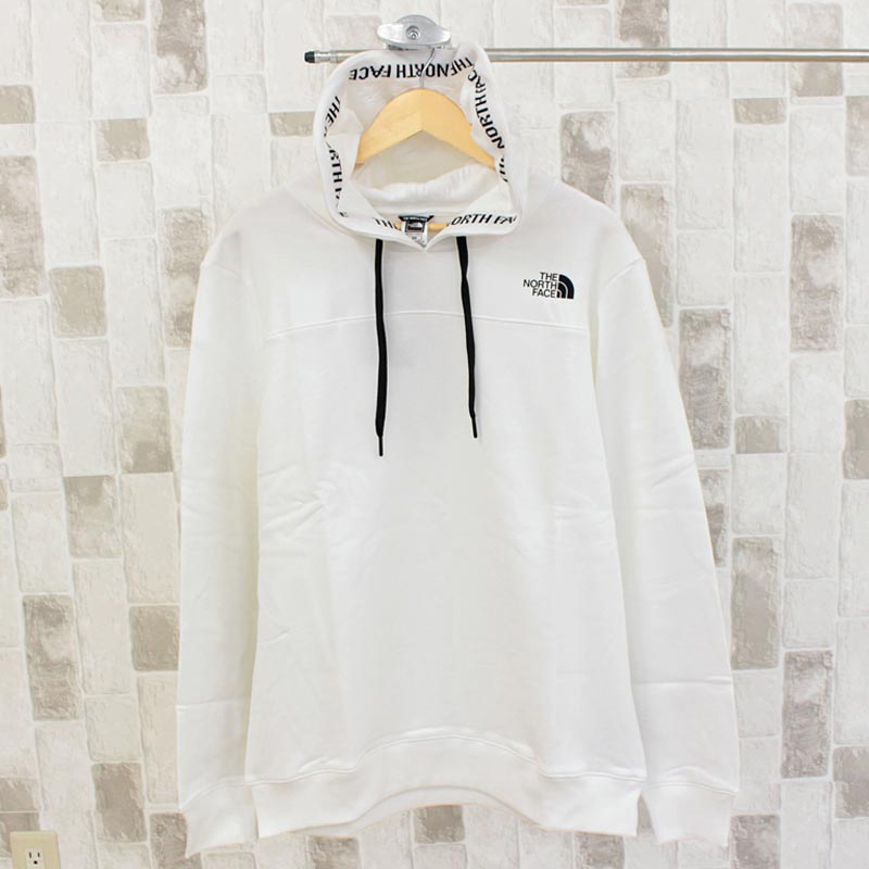 ザ・ノース・フェイス THE NORTH FACE ワンポイントロゴ ブラッシュド コットン フリース パーカー メンズ レディース 男女兼用 秋 冬 （2-ホワイト） 2-ホワイト