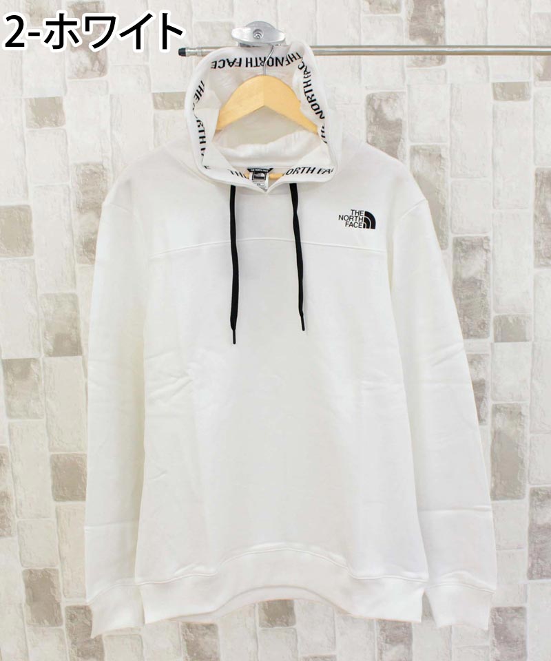 ザ・ノース・フェイス THE NORTH FACE ワンポイントロゴ ブラッシュド コットン フリース パーカー メンズ レディース 男女兼用 秋 冬 （2-ホワイト） 2-ホワイト