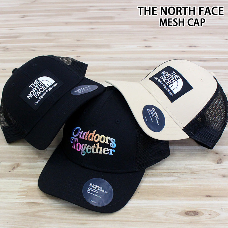 ザ・ノース・フェイス THE NORTH FACE TNF マダートラッカーハット メッシュキャップ MUDDER TRUCKER メッシュ帽 ベースボールキャップ 帽子 ロゴ メンズ レディース ブランド （3-ブラック） 3-ブラック