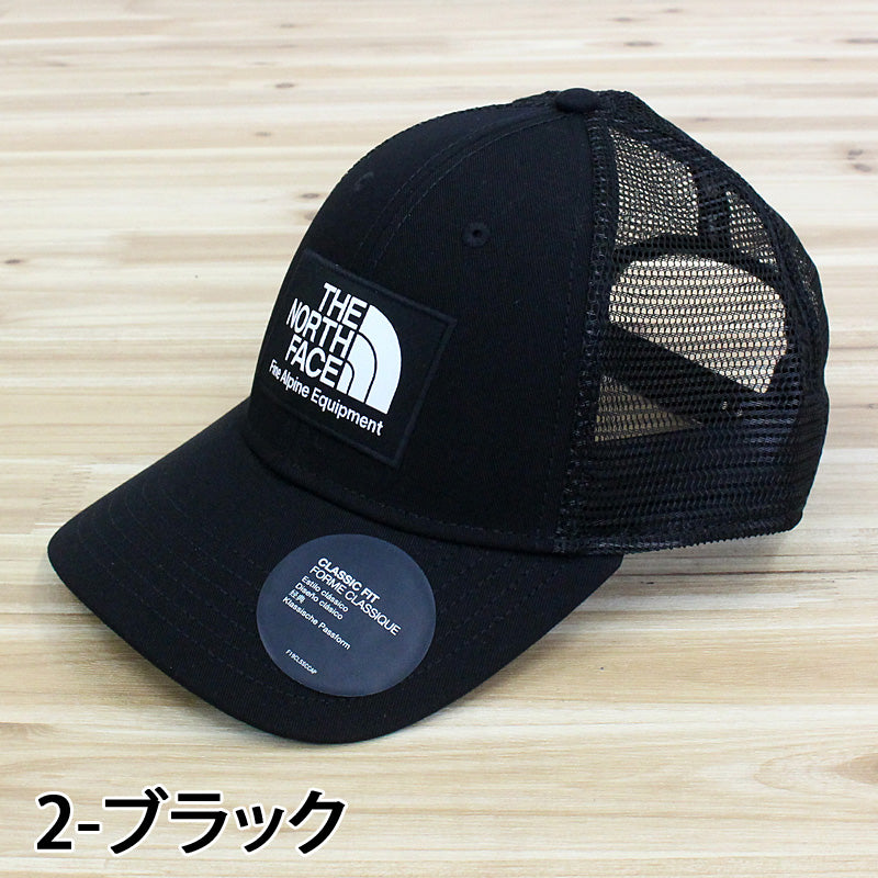 ザ・ノース・フェイス THE NORTH FACE TNF マダートラッカーハット メッシュキャップ MUDDER TRUCKER メッシュ帽 ベースボールキャップ 帽子 ロゴ メンズ レディース ブランド （3-ブラック） 3-ブラック