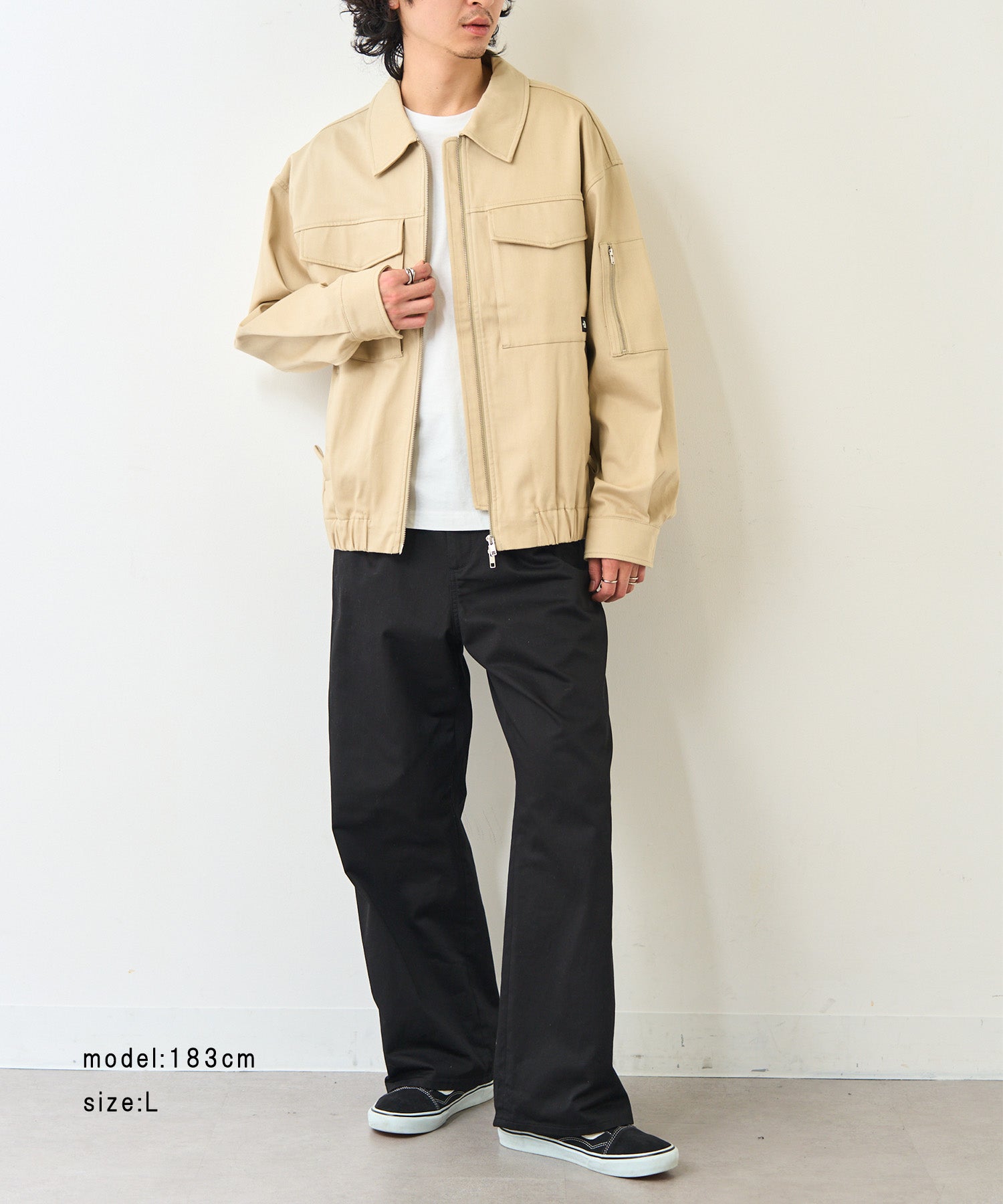 ザ・ノース・フェイス THE NORTH FACE 【日本未発売】韓国 ホワイトレーベルALL-ROUND COLLAR BOMBER NJ3BP00 ブルゾン ジャケット （ベージュ） ベージュ