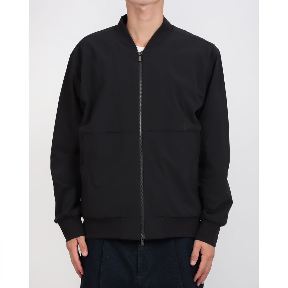 ザ・ノース・フェイス THE NORTH FACE 【日本未発売】韓国 ホワイトレーベルM'S STUD BOMBER NJ3BR07 ブルゾン 軽羽織 スタンドカラー （ブラック） ブラック