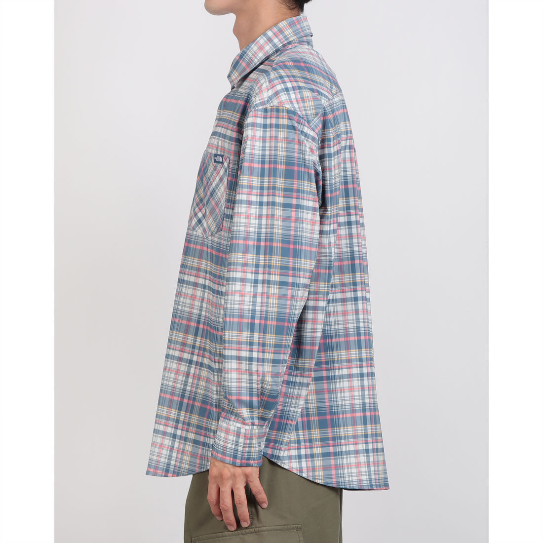 ザ・ノース・フェイス THE NORTH FACE 【日本未発売】韓国 ホワイトレーベルM’S PLID SHIRTS NH8LR02 チェックシャツ 羽織 （ネイビー） ネイビー