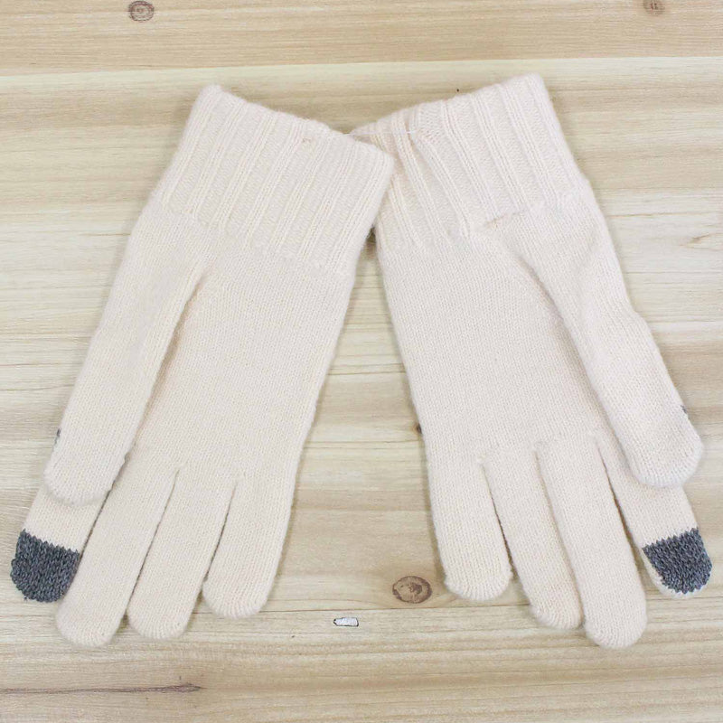 ザ・ノース・フェイス THE NORTH FACE ホワイトレーベル メロウニットグローブ 手袋 WL MELLOW KNIT GLOVE White Label Korea Line メンズ レディース ブランド （3-クリーム） 3-クリーム