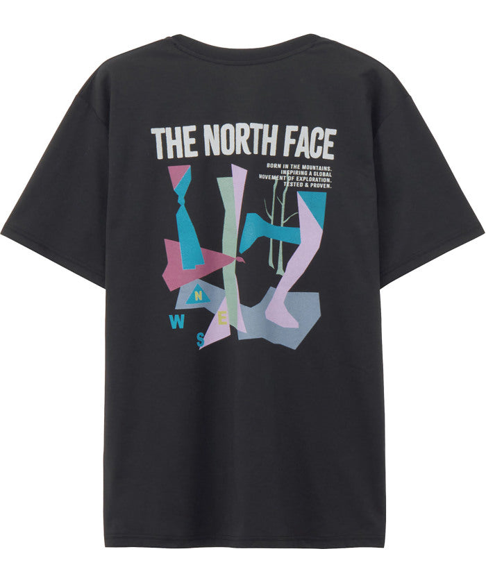 ザ・ノース・フェイス THE NORTH FACE ザ・ノース・フェイス THE NORTH FACE アウトドア ショートスリーブ ES レトロトレイルティー  NT32683 （K ブラック） K ブラック