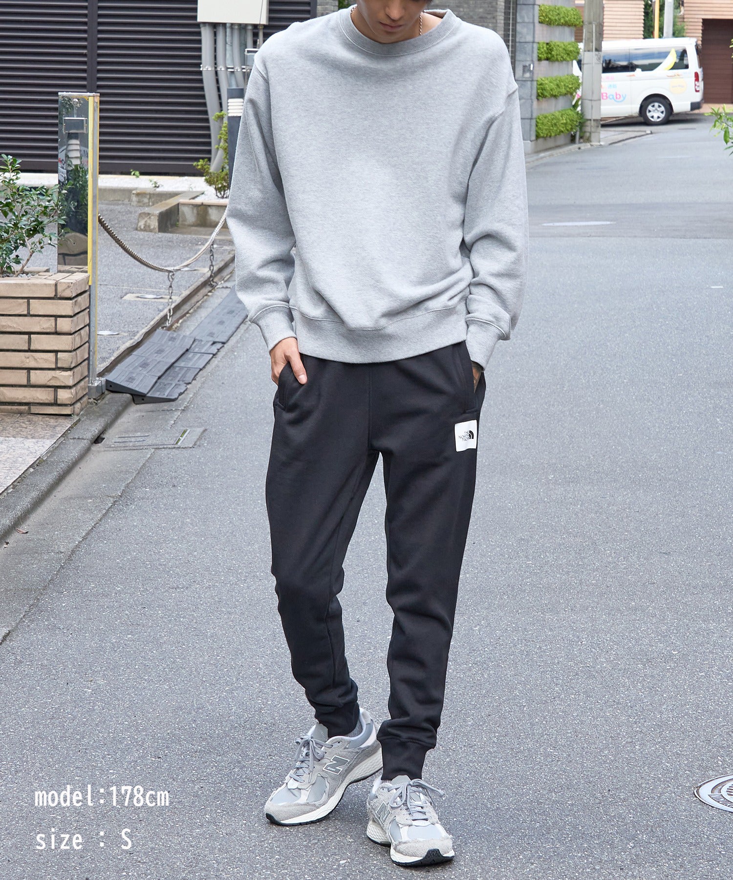 【THE NORTH FACE / ザ・ノースフェイス】ジョガーパンツ / M BOX NSE JOGGER 裏起毛 スウェットパンツ ブランドロゴ ポケット