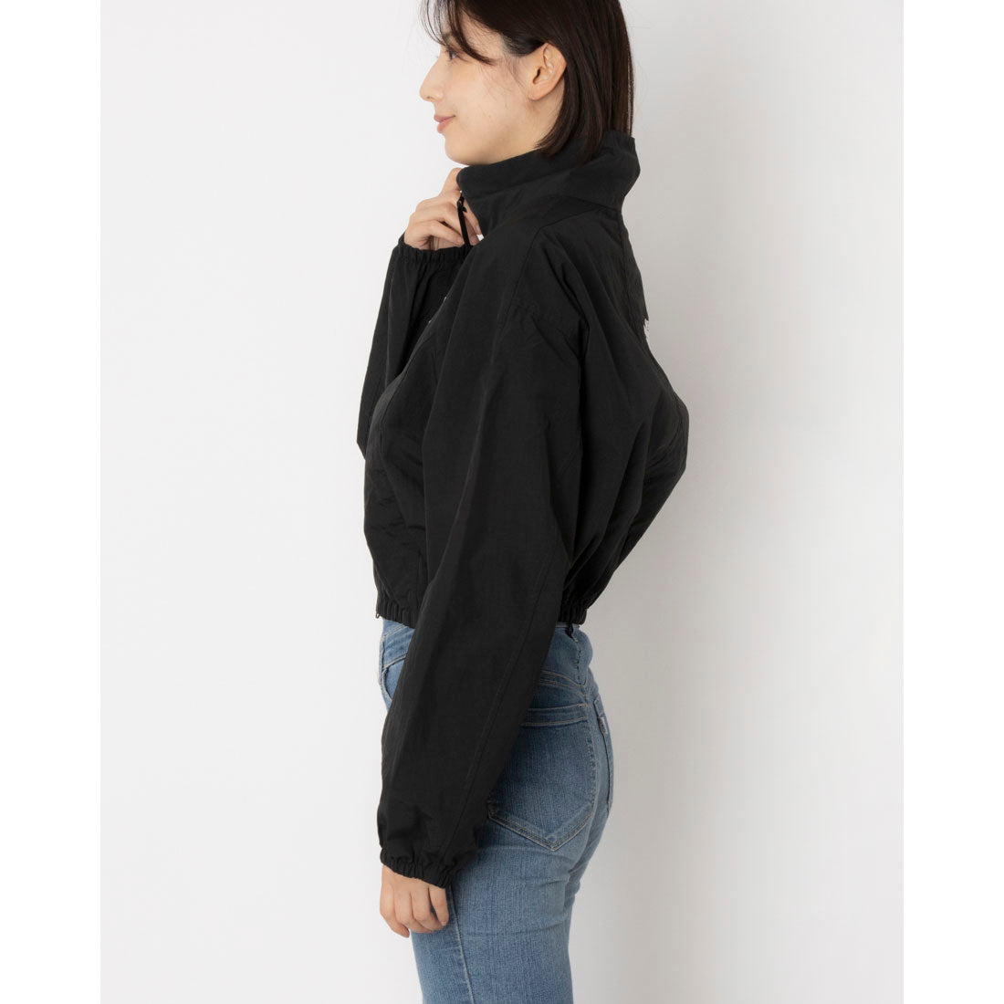 ザ・ノース・フェイス THE NORTH FACE W'S OLEMA JACKET オレマジャケット ナイロンジャケット クロップド丈 ショート ブルゾン マウンテン ジャケット （ブラック） ブラック