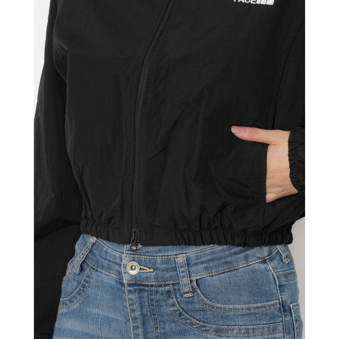 ザ・ノース・フェイス THE NORTH FACE W'S OLEMA JACKET オレマジャケット ナイロンジャケット クロップド丈 ショート ブルゾン マウンテン ジャケット （ブラック） ブラック