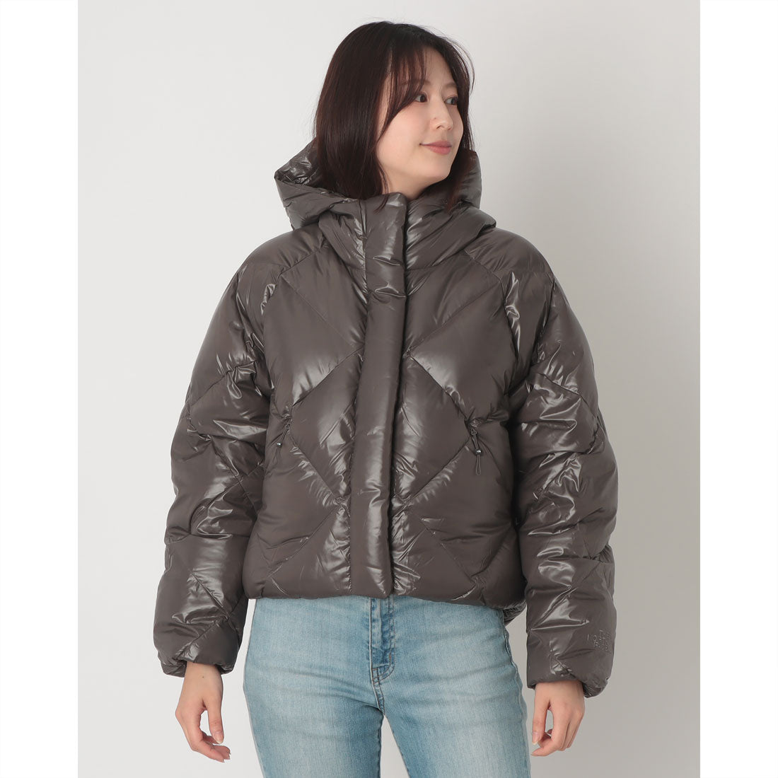 ザ・ノース・フェイス THE NORTH FACE W’S DIAMOND DOWN JACKET (RDS) ダイヤモンド ダウン ジャケット ダックダウン （ブラウン） ブラウン