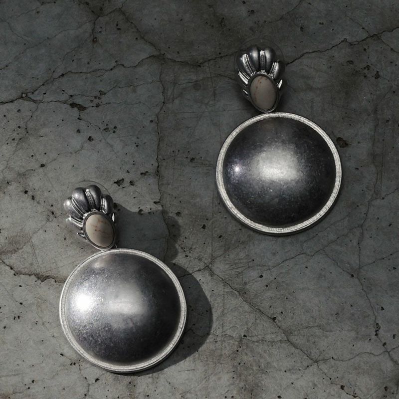 スリーフォータイム Three Four Time 【LIMITED NUMBER/リミテッドナンバー】ドームピアス,シルバー