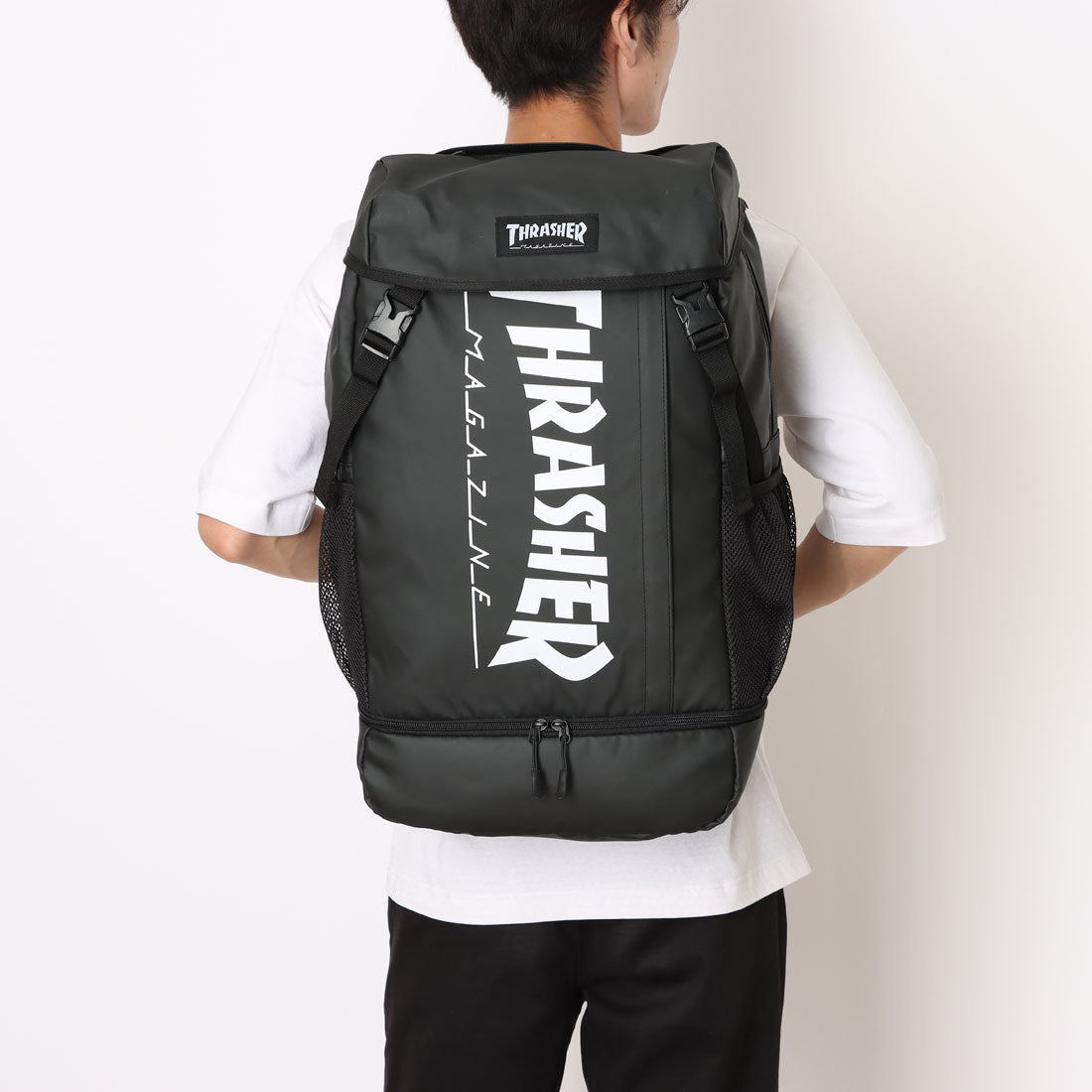 スラッシャー THRASHER THRASHER TH-R 34Lサイズ バックパック BIGLOGO （BLACK） BLACK