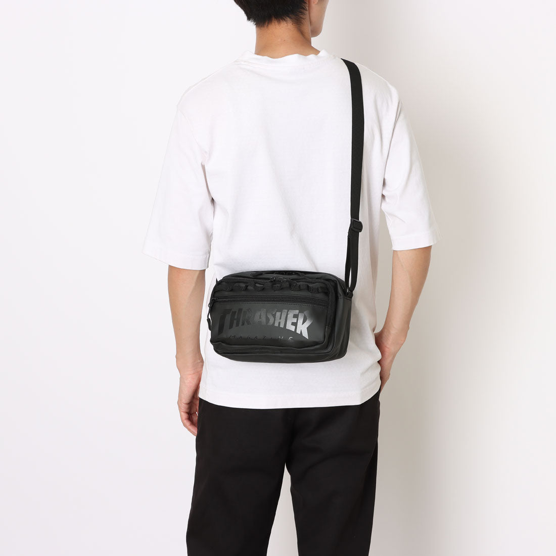 スラッシャー THRASHER THRASHER TH-S 横型ショルダーバッグ （BLACK） BLACK