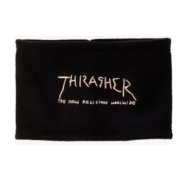 スラッシャー THRASHER スラッシャー フリース ネックウォーマー （ブラック） ブラック