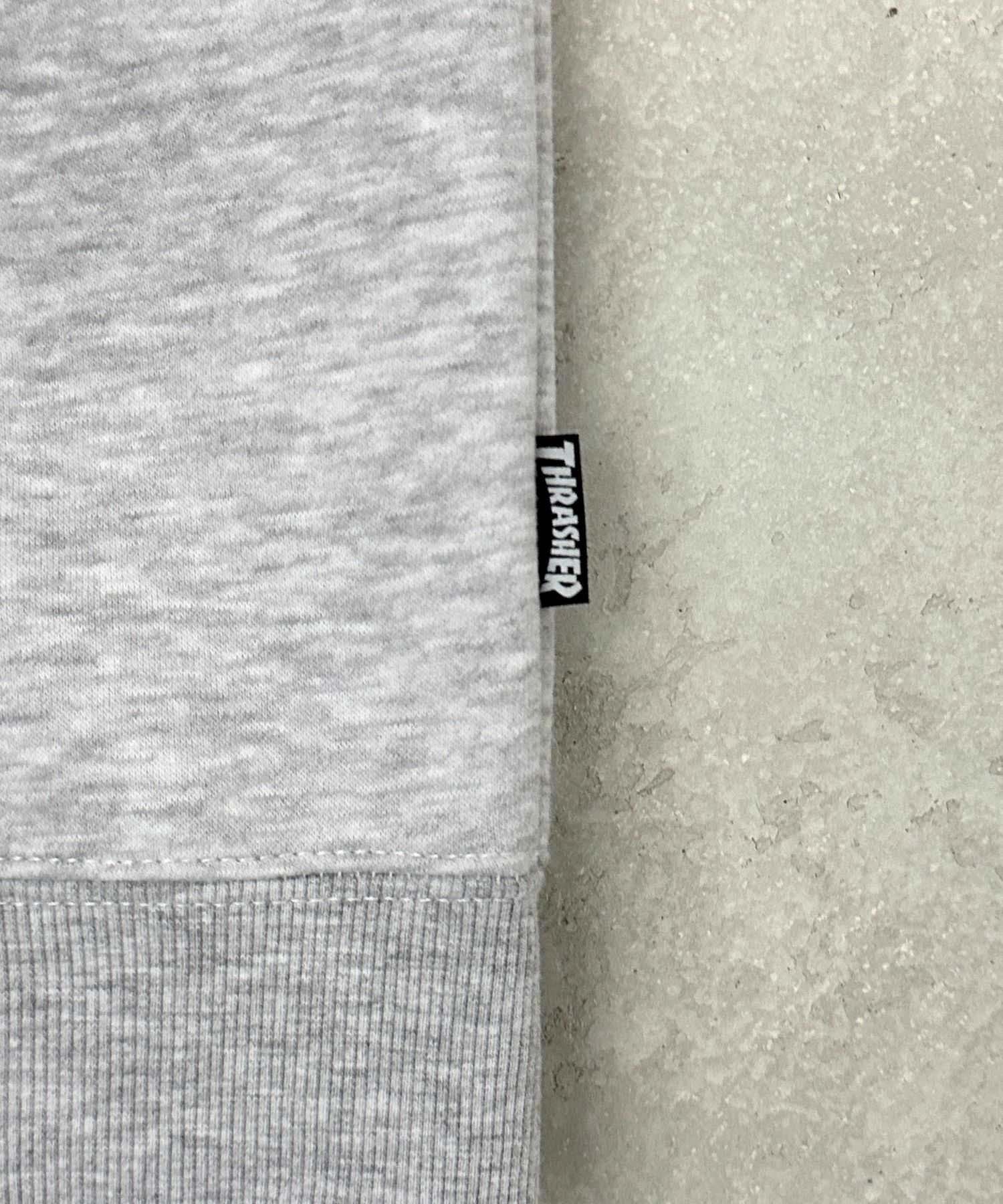 スラッシャー THRASHER 裏起毛フルジップフーディー （ネイビー） ネイビー