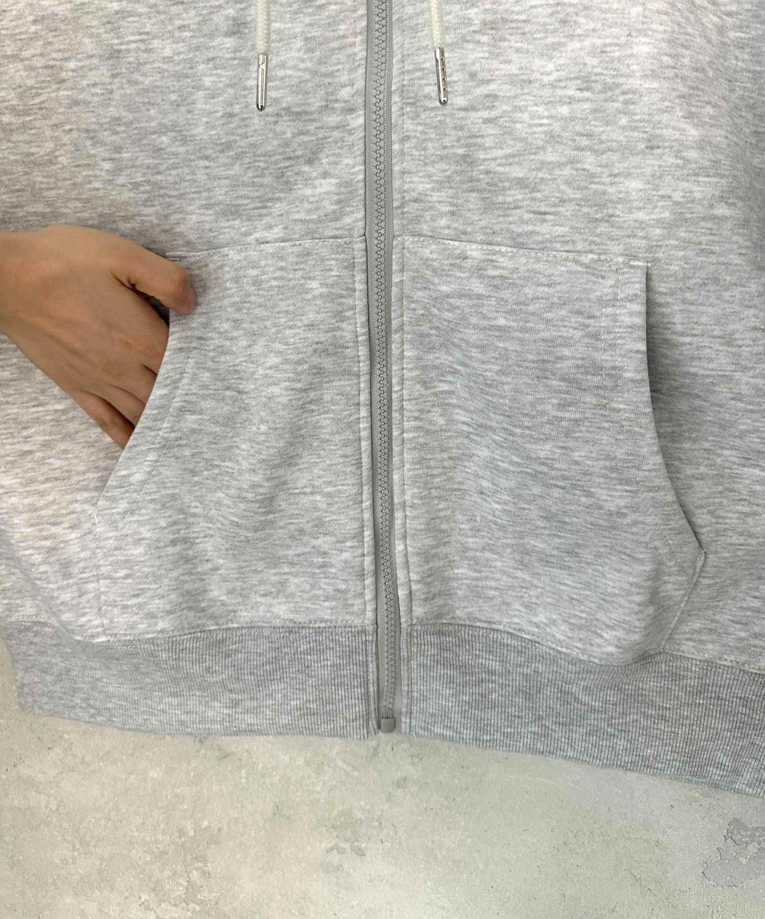 スラッシャー THRASHER 裏起毛フルジップフーディー （ネイビー） ネイビー