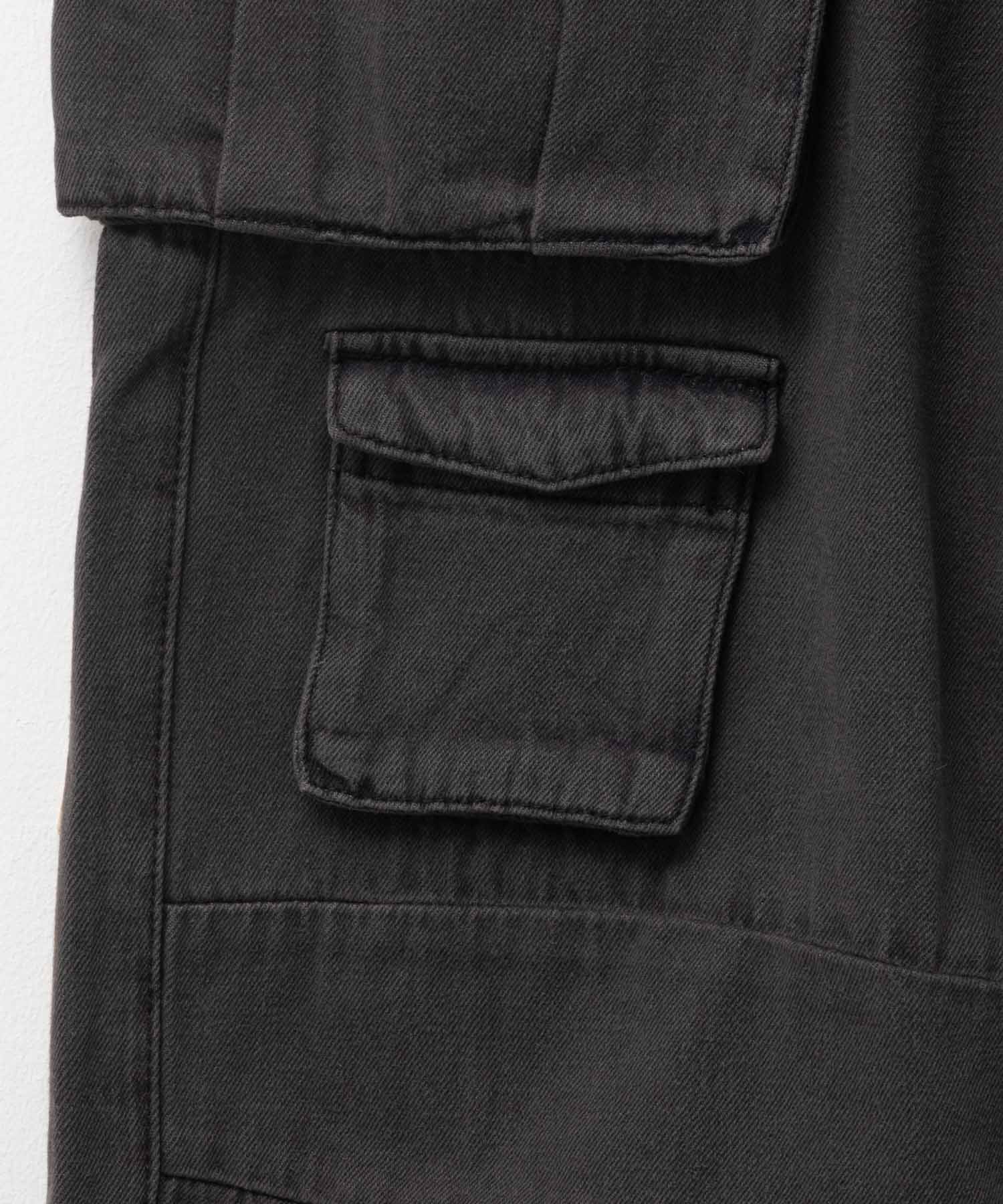 スラッシャー THRASHER 9ポケットデニムカーゴパンツ （ブラック） ブラック
