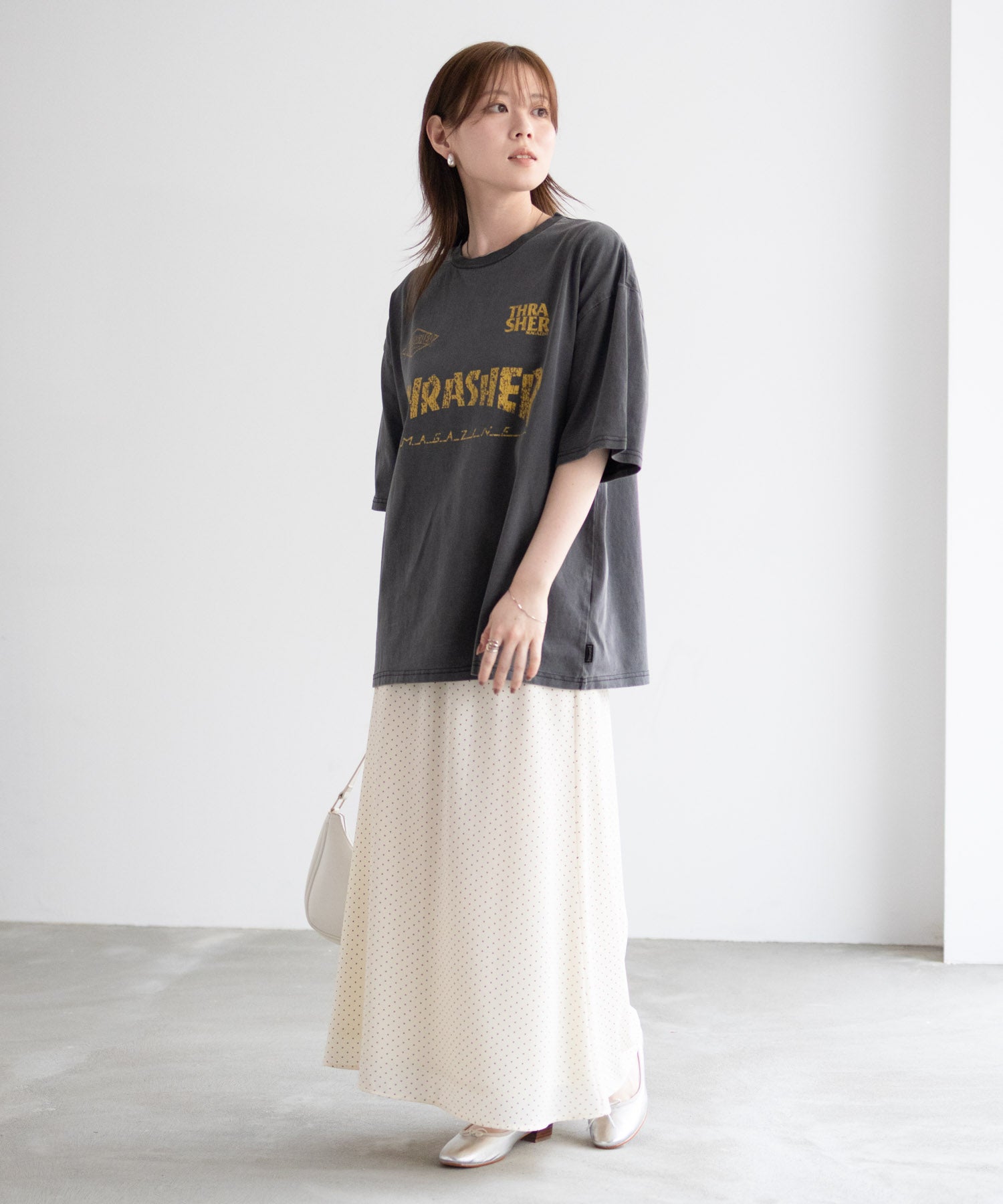 スラッシャー THRASHER ゲームロゴ半袖Tシャツ （ブルー） ブルー
