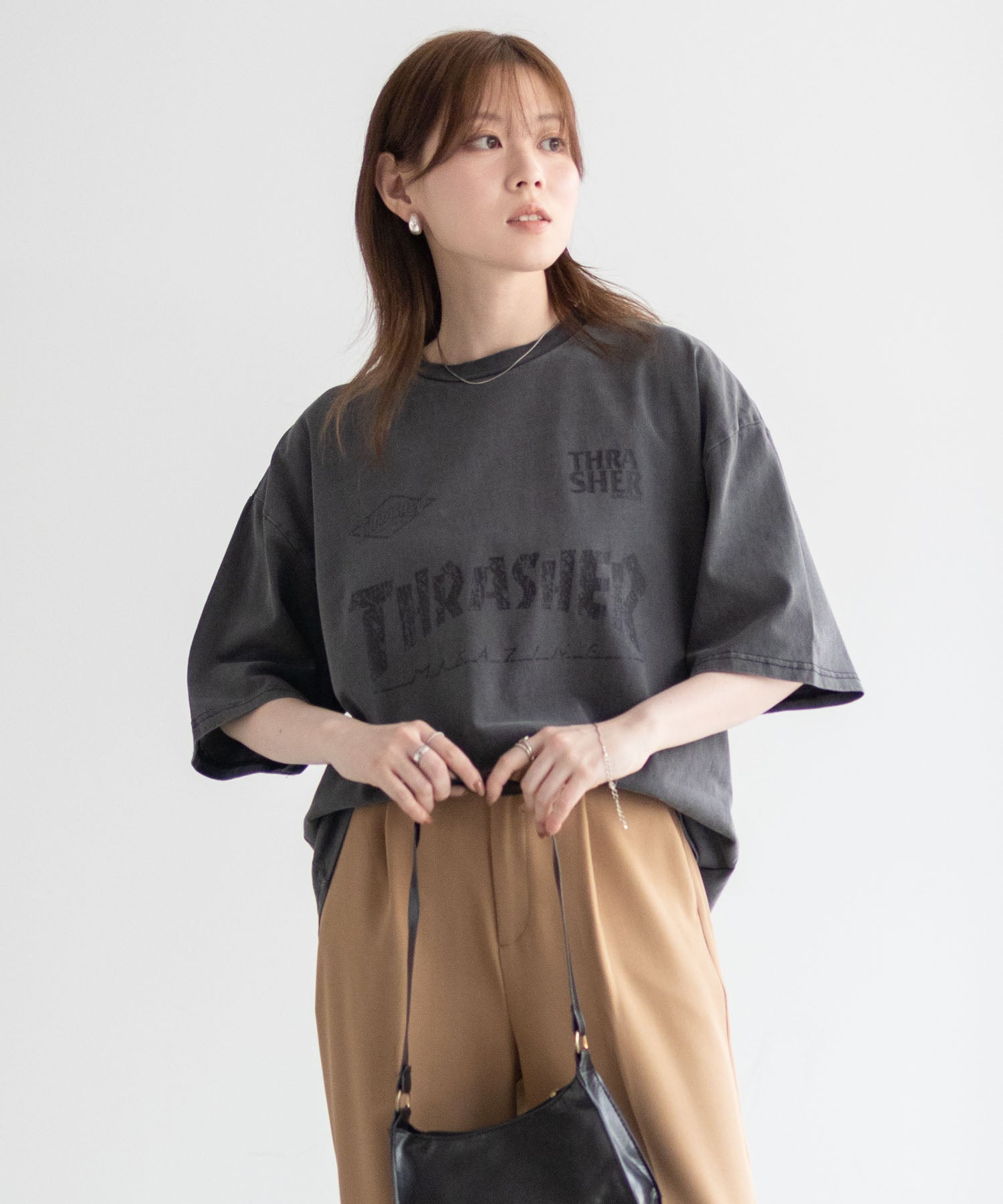 スラッシャー THRASHER ゲームロゴ半袖Tシャツ （ブルー） ブルー