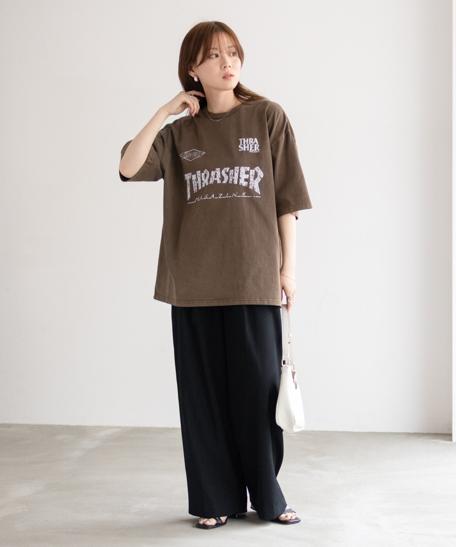 スラッシャー THRASHER ゲームロゴ半袖Tシャツ （ブルー） ブルー