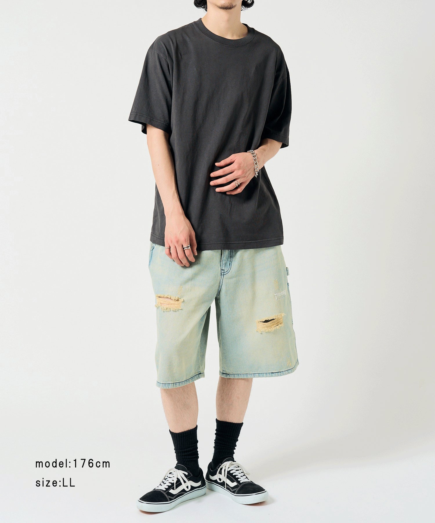 スラッシャー THRASHER 【THRASHER】ペインターデニムショーツ 017060 （ブルー系その他） ブルー系その他