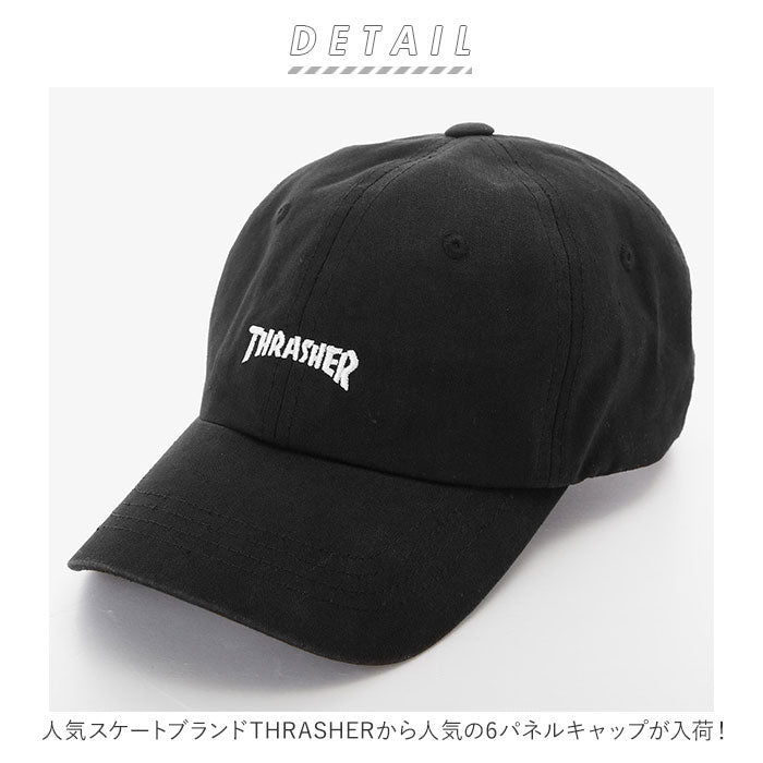 スラッシャー THRASHER THRASHER スラッシャー  20TH-C01 MAG LOGO ローキャップ （1ブラック） 1ブラック