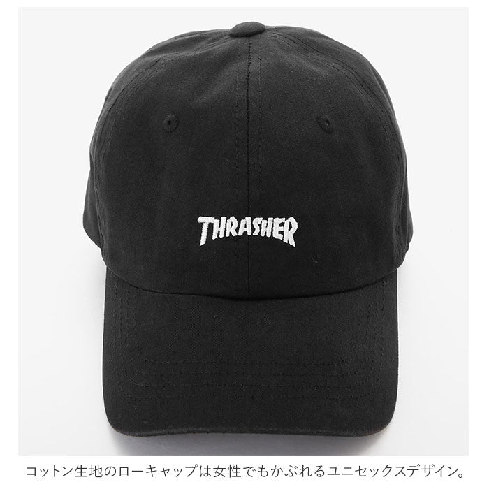 スラッシャー THRASHER THRASHER スラッシャー  20TH-C01 MAG LOGO ローキャップ （1ブラック） 1ブラック