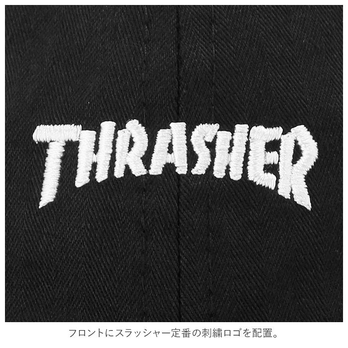 スラッシャー THRASHER THRASHER スラッシャー  20TH-C01 MAG LOGO ローキャップ （1ブラック） 1ブラック