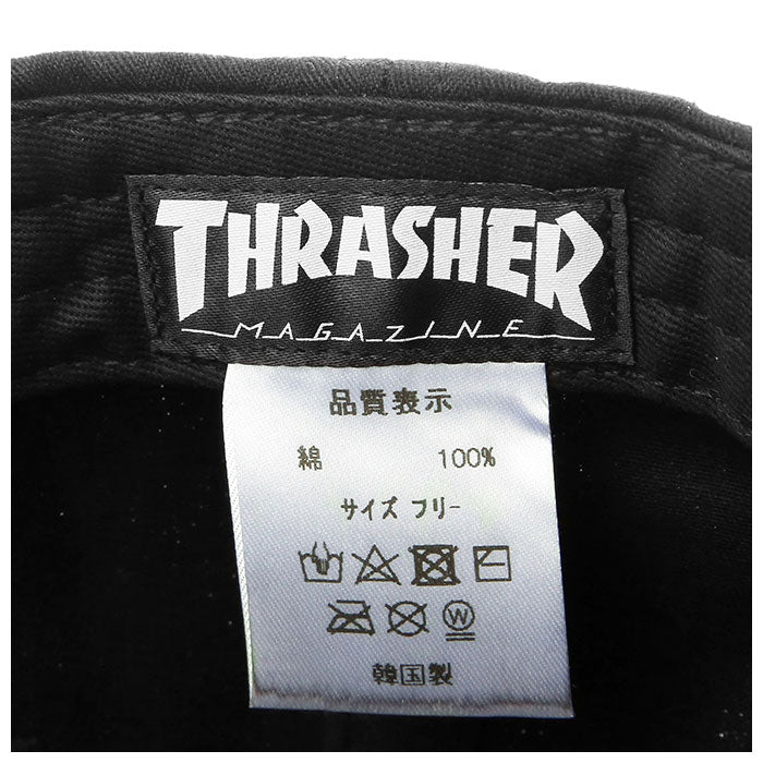 スラッシャー THRASHER THRASHER スラッシャー  20TH-C01 MAG LOGO ローキャップ （1ブラック） 1ブラック