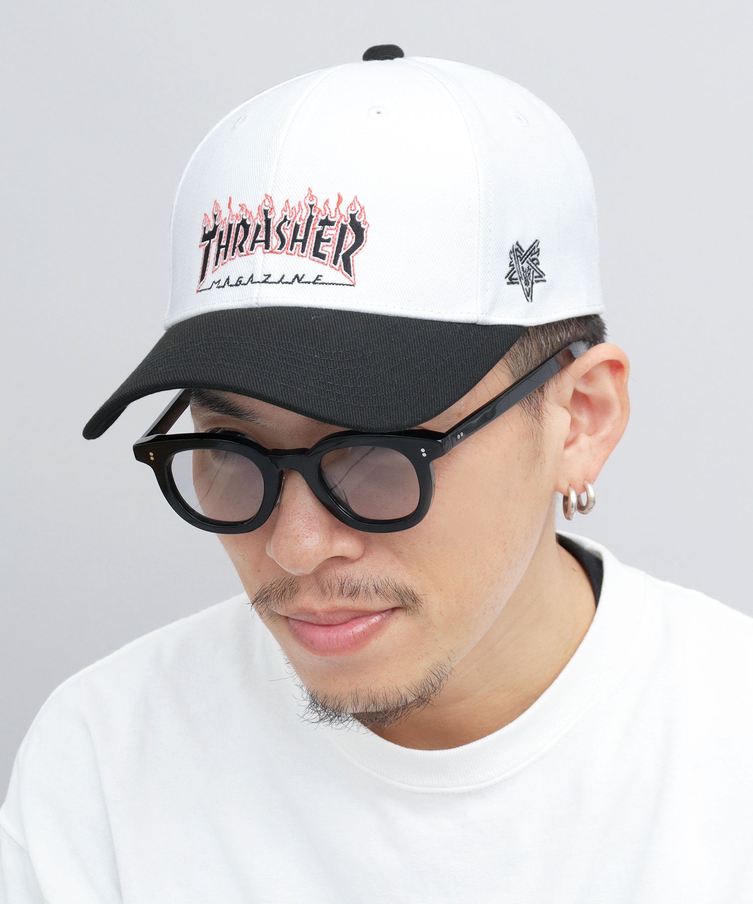 THRASHER FLAME LOGO Twill Low Cap