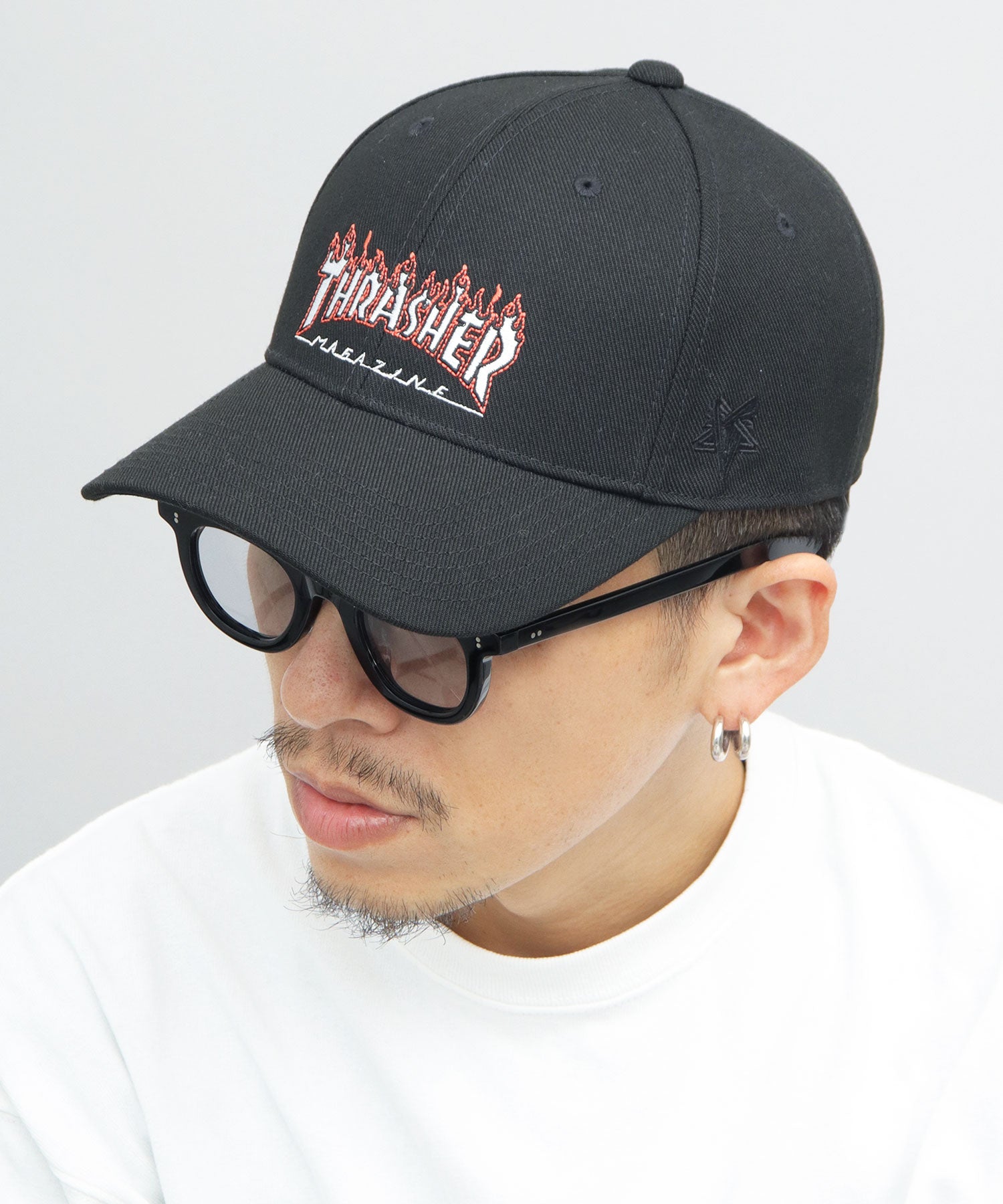 THRASHER FLAME LOGO Twill Low Cap