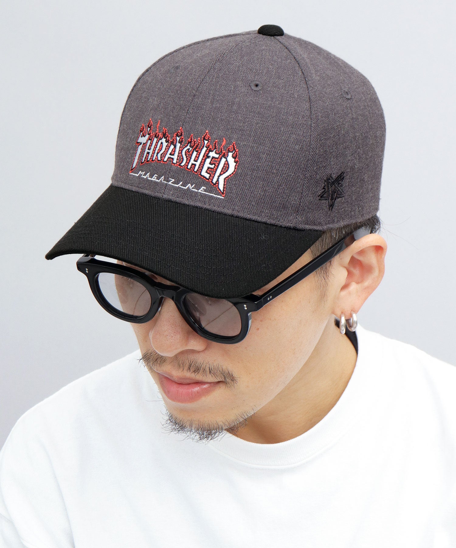 THRASHER FLAME LOGO Twill Low Cap