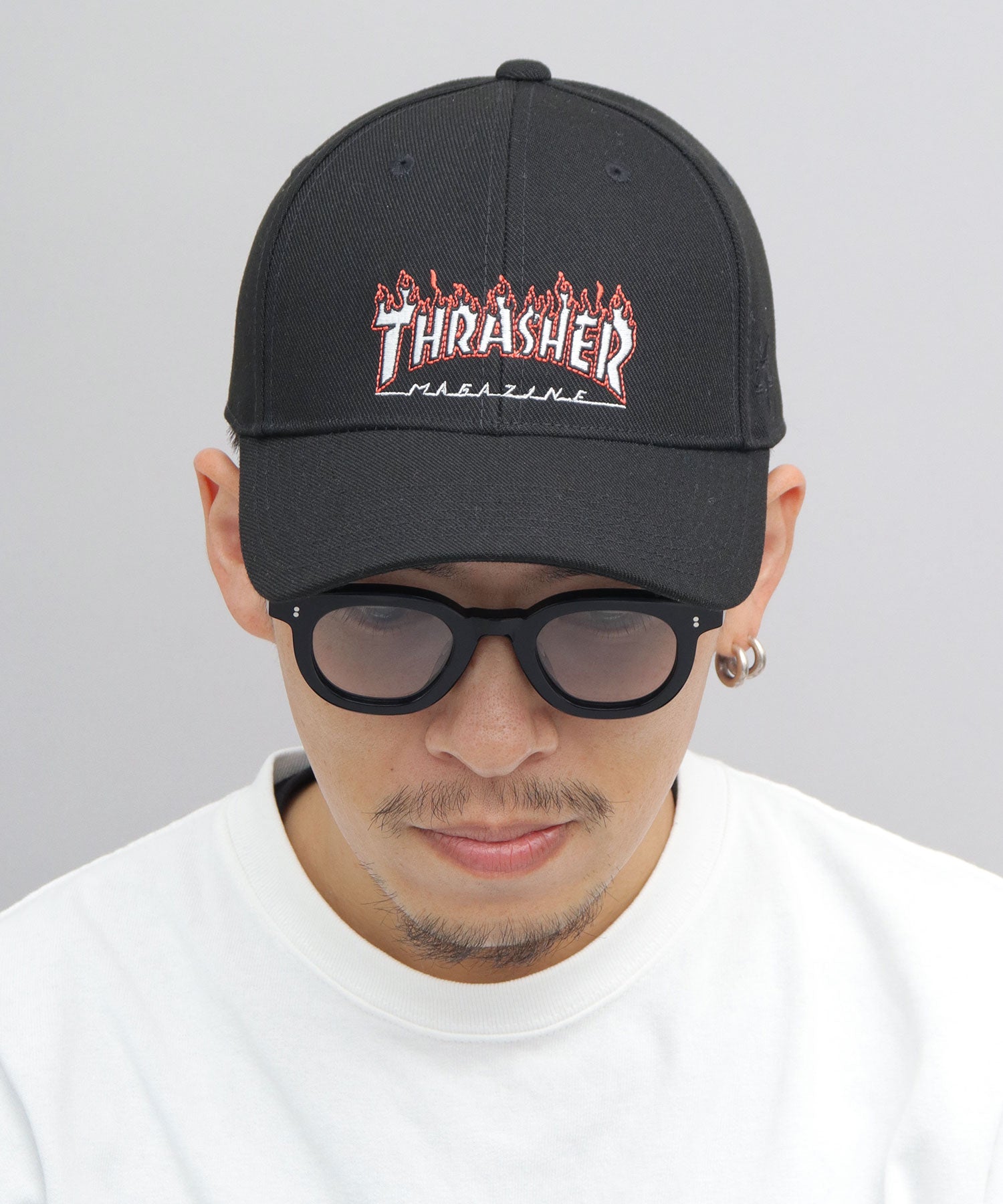 THRASHER FLAME LOGO Twill Low Cap
