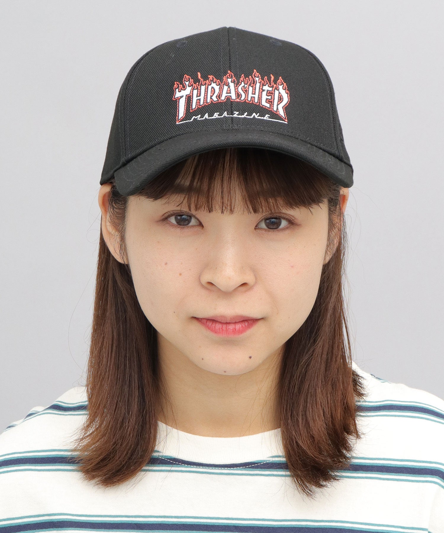THRASHER FLAME LOGO Twill Low Cap