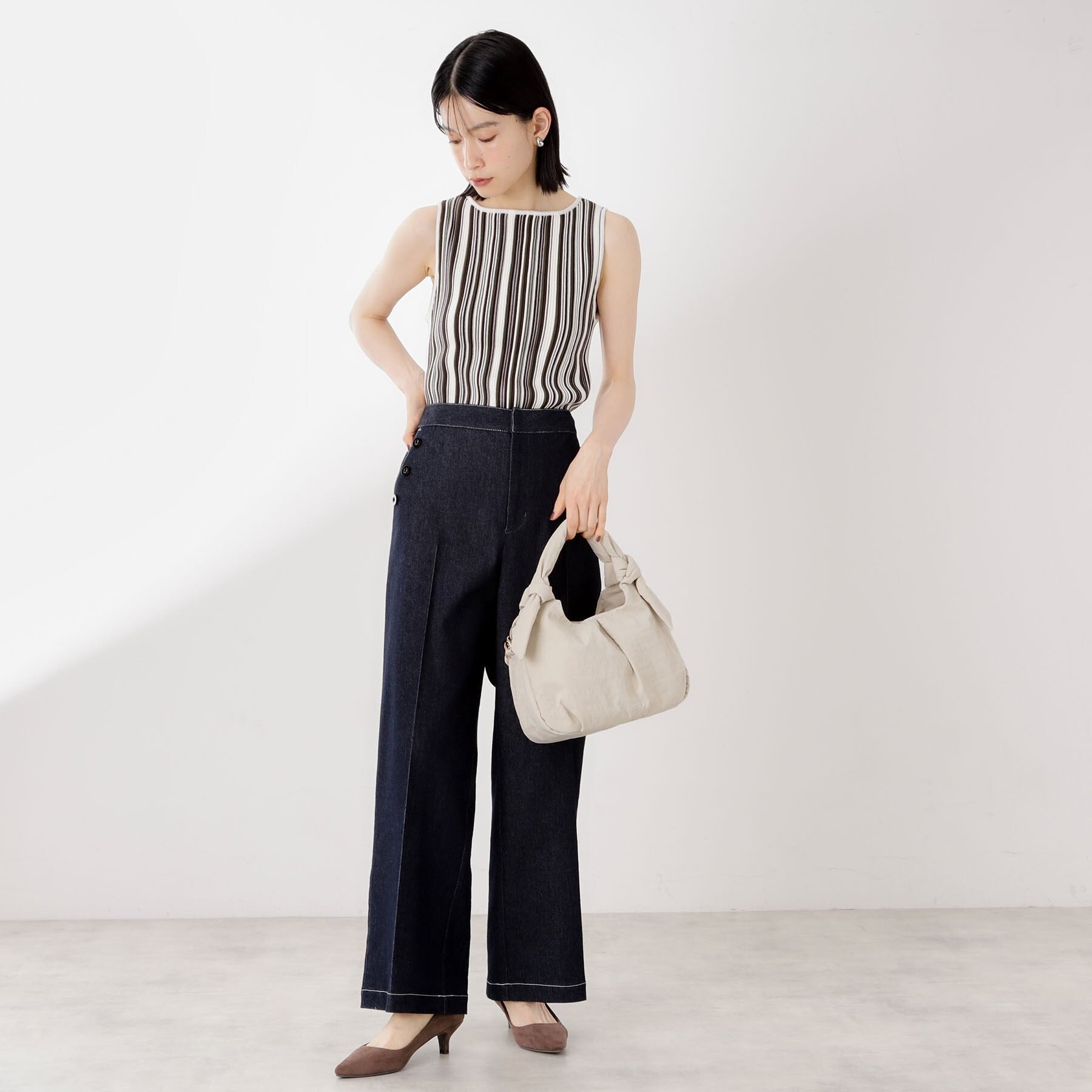 ザ ショップ ティーケー  (ウィメン) THE SHOP TK(Women) ロゴショルダー付きナイロンミニボストン （ブラック(019)） ブラック(019)