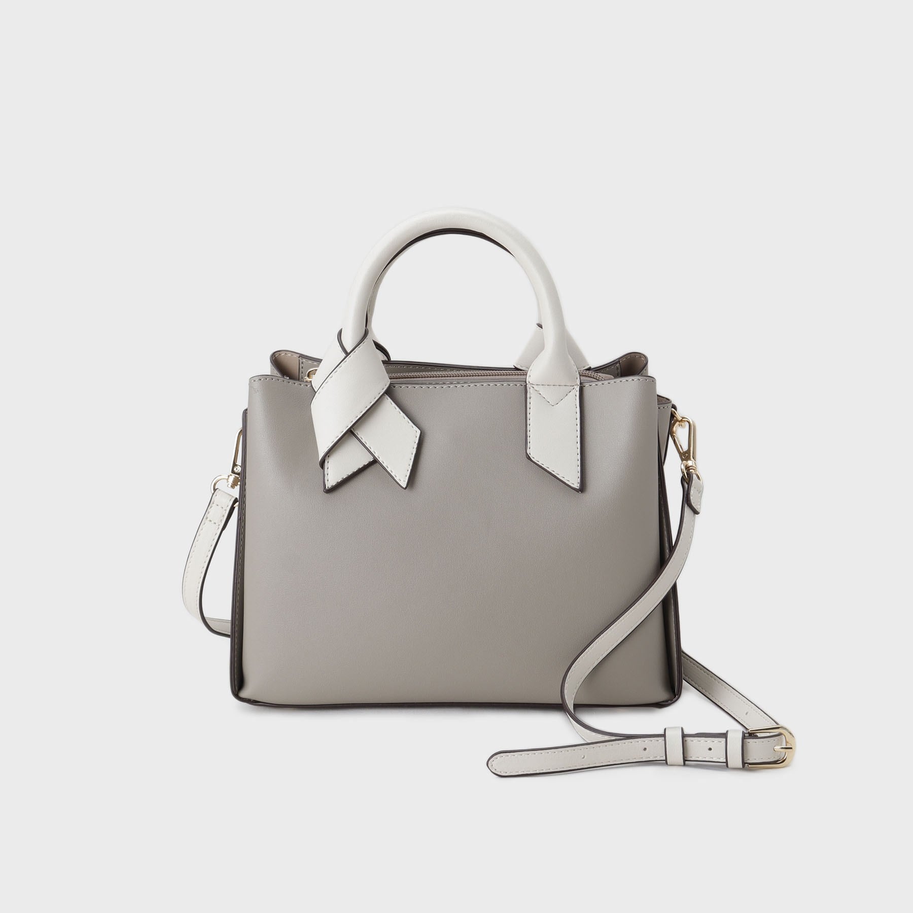 ザ ショップ ティーケー  (ウィメン) THE SHOP TK(Women) バイカラー合皮ショルダーバッグ （トープ(054)） トープ(054)