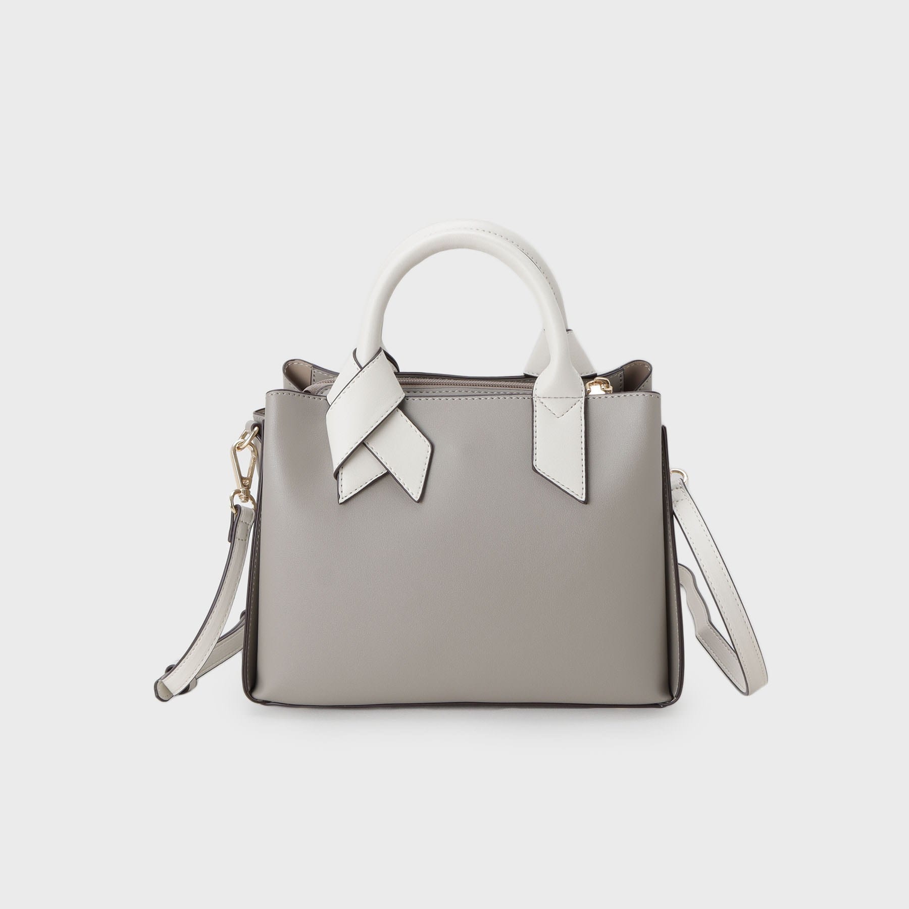 ザ ショップ ティーケー  (ウィメン) THE SHOP TK(Women) バイカラー合皮ショルダーバッグ （トープ(054)） トープ(054)
