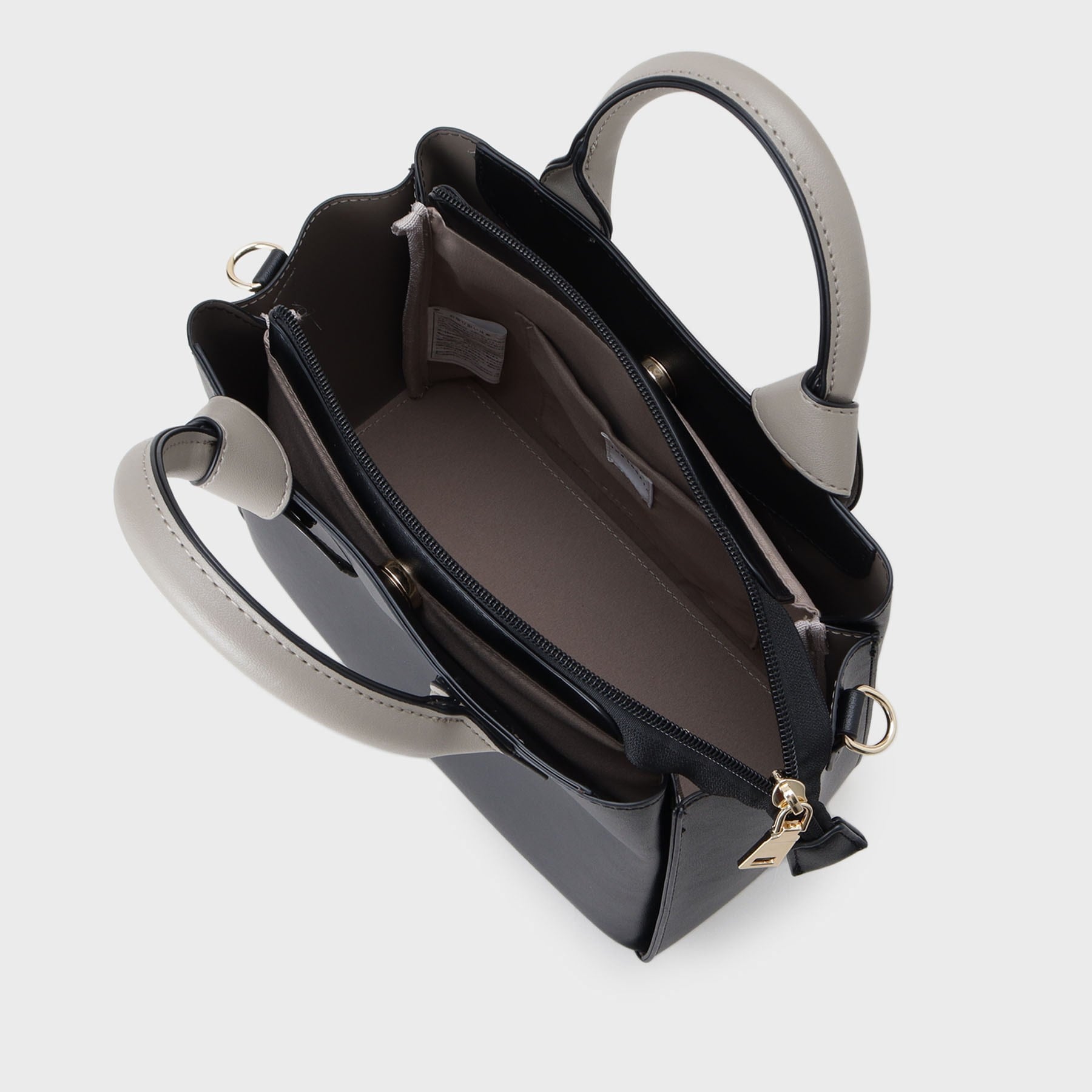 ザ ショップ ティーケー  (ウィメン) THE SHOP TK(Women) バイカラー合皮ショルダーバッグ （トープ(054)） トープ(054)