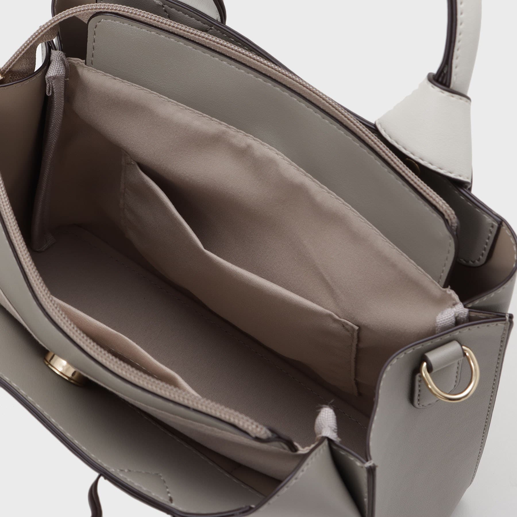 ザ ショップ ティーケー  (ウィメン) THE SHOP TK(Women) バイカラー合皮ショルダーバッグ （トープ(054)） トープ(054)