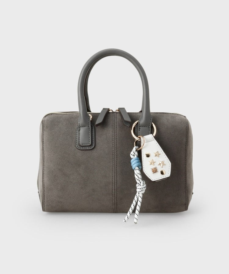 ザ ショップ ティーケー  (ウィメン) THE SHOP TK(Women) チャーム付きスエードミニボストンバッグ （ベージュ(052)） ベージュ(052)