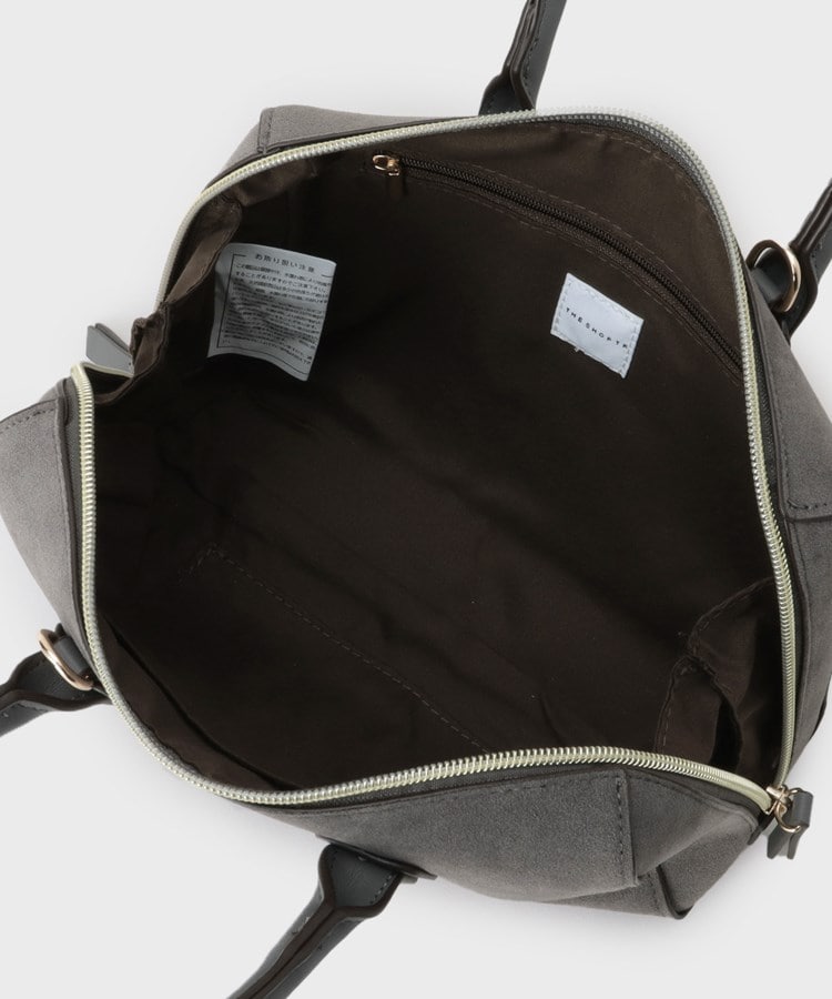 ザ ショップ ティーケー  (ウィメン) THE SHOP TK(Women) チャーム付きスエードミニボストンバッグ （ベージュ(052)） ベージュ(052)