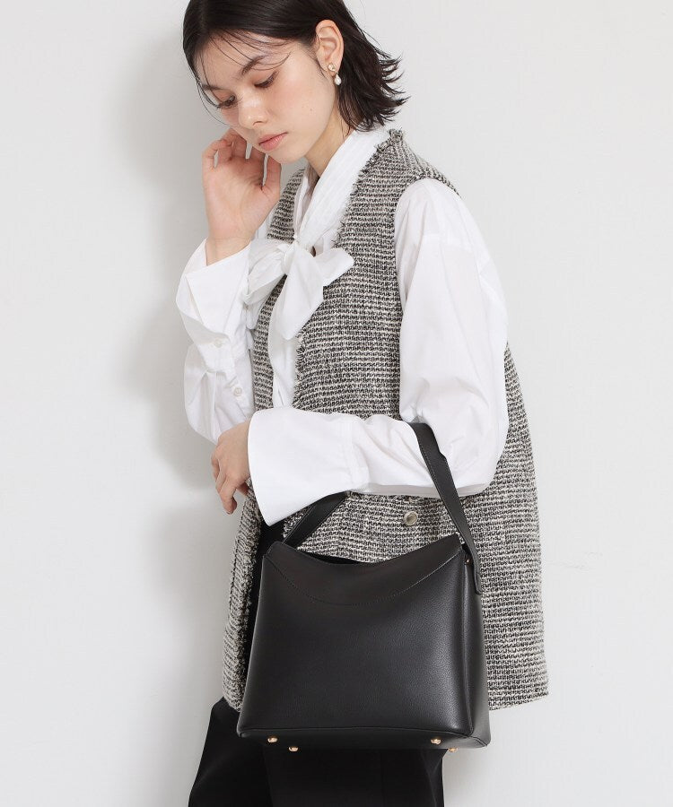ザ ショップ ティーケー  (ウィメン) THE SHOP TK(Women) ロゴベルトFレザーミドルバッグ （トープ(054)） トープ(054)