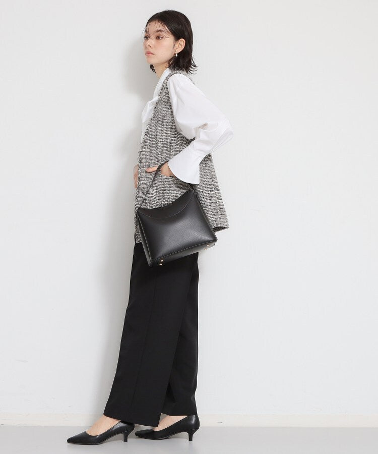 ザ ショップ ティーケー  (ウィメン) THE SHOP TK(Women) ロゴベルトFレザーミドルバッグ （トープ(054)） トープ(054)
