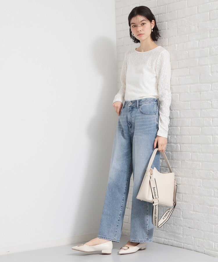 ザ ショップ ティーケー  (ウィメン) THE SHOP TK(Women) ロゴベルトFレザーミドルバッグ （トープ(054)） トープ(054)