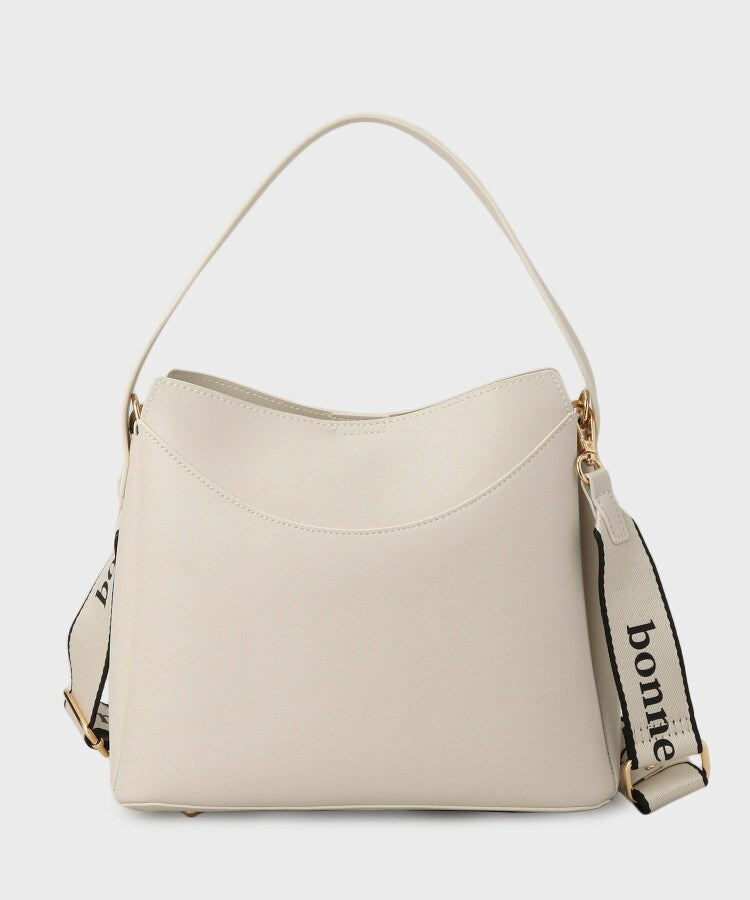 ザ ショップ ティーケー  (ウィメン) THE SHOP TK(Women) ロゴベルトFレザーミドルバッグ （トープ(054)） トープ(054)