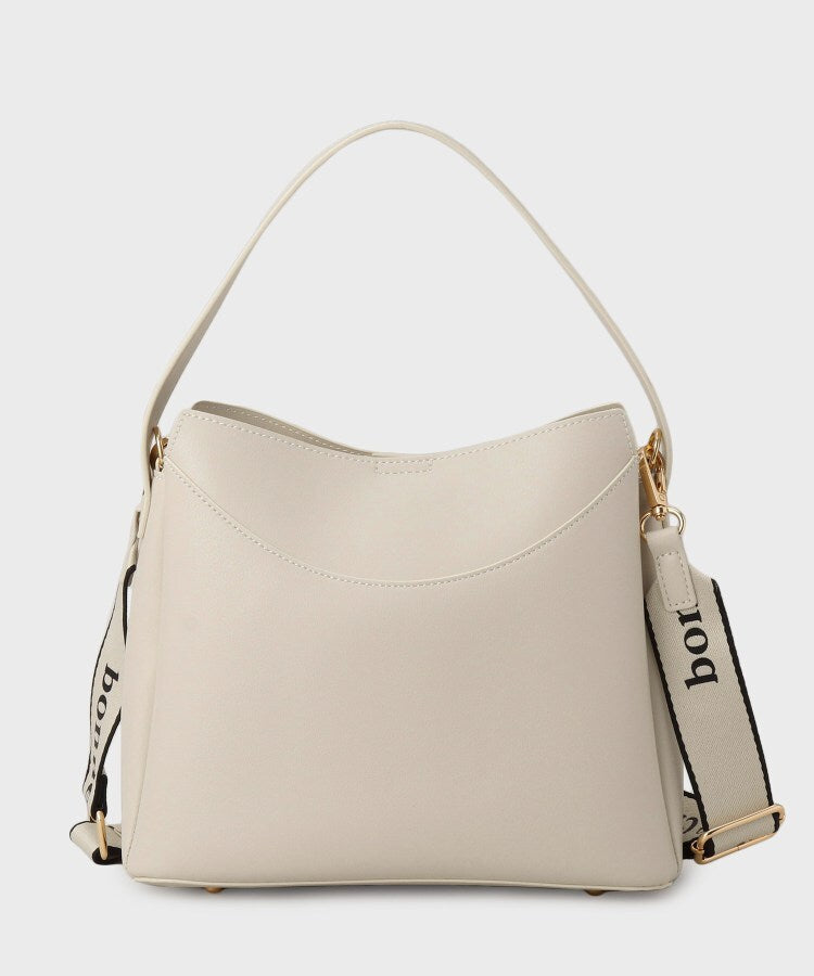 ザ ショップ ティーケー  (ウィメン) THE SHOP TK(Women) ロゴベルトFレザーミドルバッグ （トープ(054)） トープ(054)
