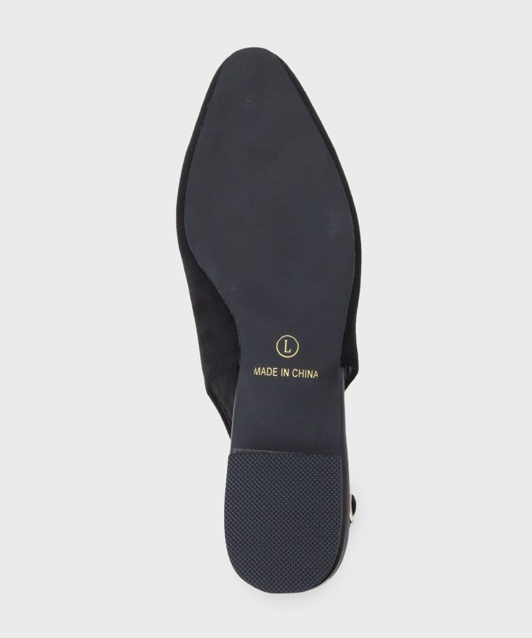 ザ ショップ ティーケー  (ウィメン) THE SHOP TK(Women) スエードバックストラップシューズ （ブラック(419)） ブラック(419)